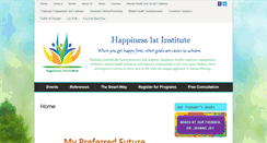 Desktop Screenshot of happiness1st.com